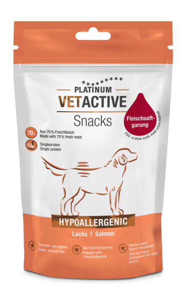 Platinum VetActive Hypoallergenic skanėstai su lašiša 200 g