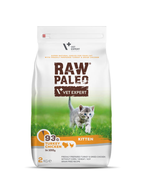 Raw Paleo Kitten kačiukams su kalakutiena ir vištiena 2 kg
