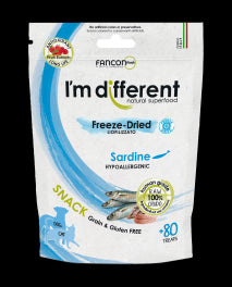 I'm Different liofilizuoti sardinių skanėstai, 40 g