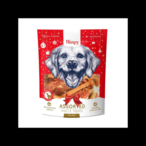Wanpy Assorted Tree šventiniai skanėstai šunims, 300 g
