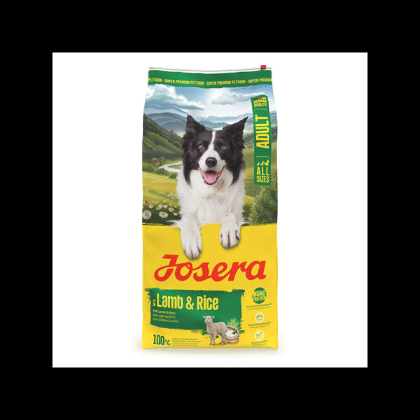 Josera A/S Lamb & Rice sausas pašaras šunims su ėriena ir ryžiais, 12,5 kg