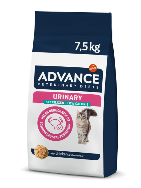ADVANCE Urinary Sterilized Low Calorie 7,5 kg šlapimo sistemai