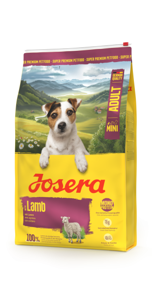 JOSERA Mini Lamb begrūdis sausas pašaras mažų veislių šunims su ėriena, 10 kg