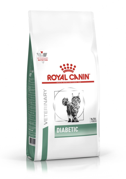 ROYAL CANIN VHN Cat Diabetic 1,5 kg pašaras katėms, gliukozės apykaitai reguliuoti esant diabetui