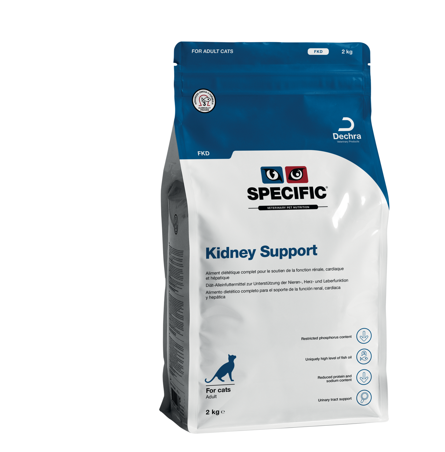 SPECIFIC FKD 2 kg pašaras katėms su inkstų ar kepenų sutrikimais