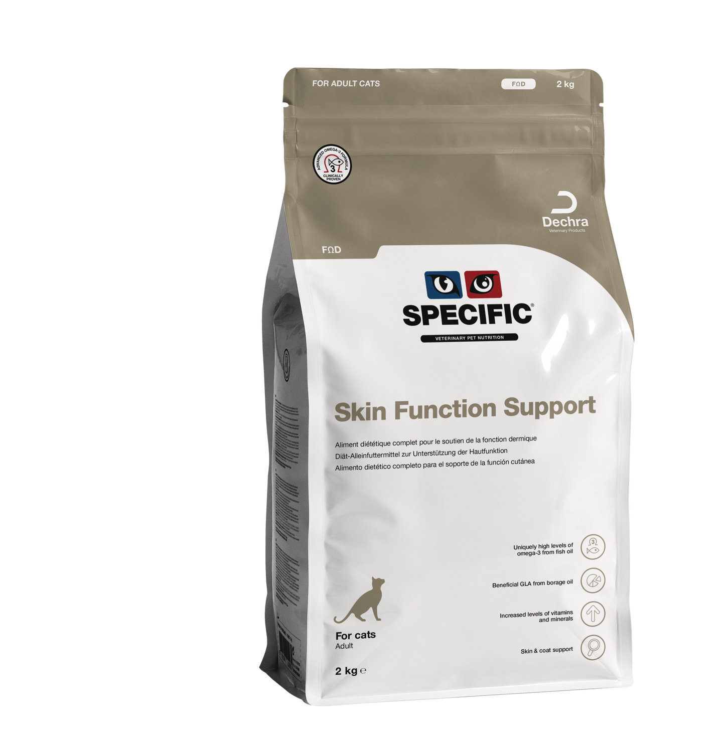 SPECIFIC FOD 2 kg pašaras alergijų turinčioms katėms