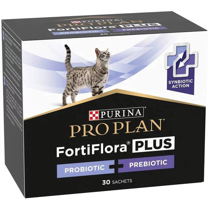 PURINA PRO PLAN Fortiflora Plus katėms, probiotikas ir prebiotikas 1,5g N30