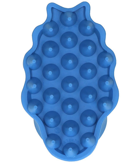 KONG ZoomGroom guminis šepetys, mėlynas