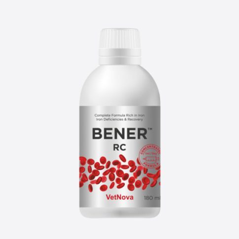 Bener RC – pašaro papildas geležies atstatymui šunims ir katėms, 180 ml