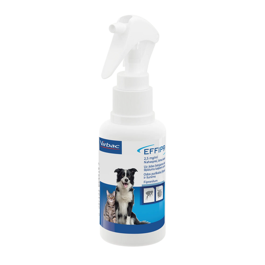 Effipro 2,5 mg/ml 100 ml purškalas katėms ir šunims