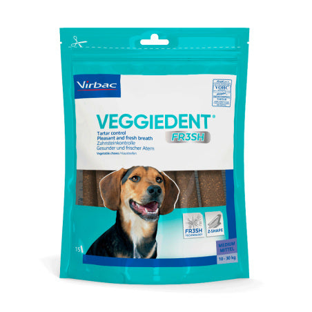 Veggiedent-M skanėstai dantų priežiūrai šunims 10-30 kg svoriui