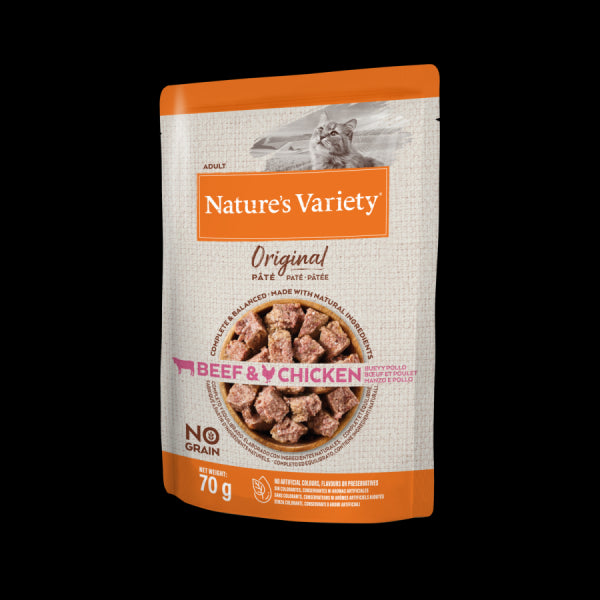 Wet Original Cat su jautiena, vištiena 70g