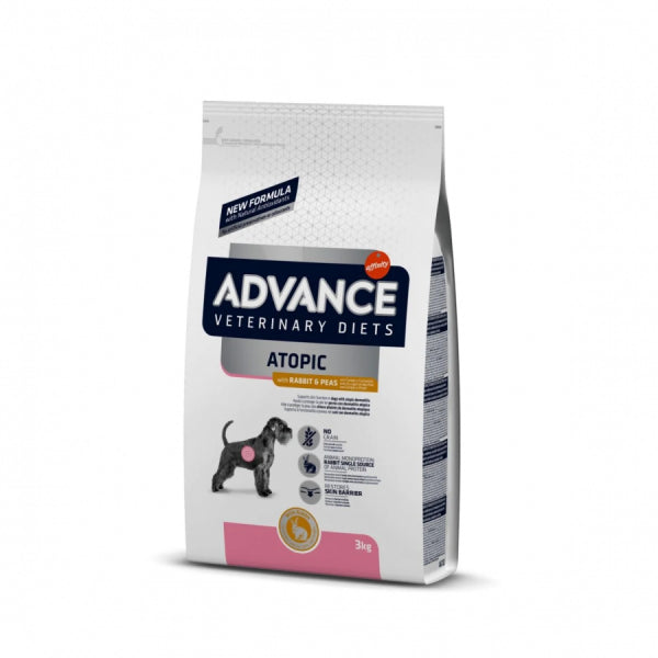 Atopic Med-Maxi Dog (triušiena) 3 kg pašaro alergijoms ir odos problemoms