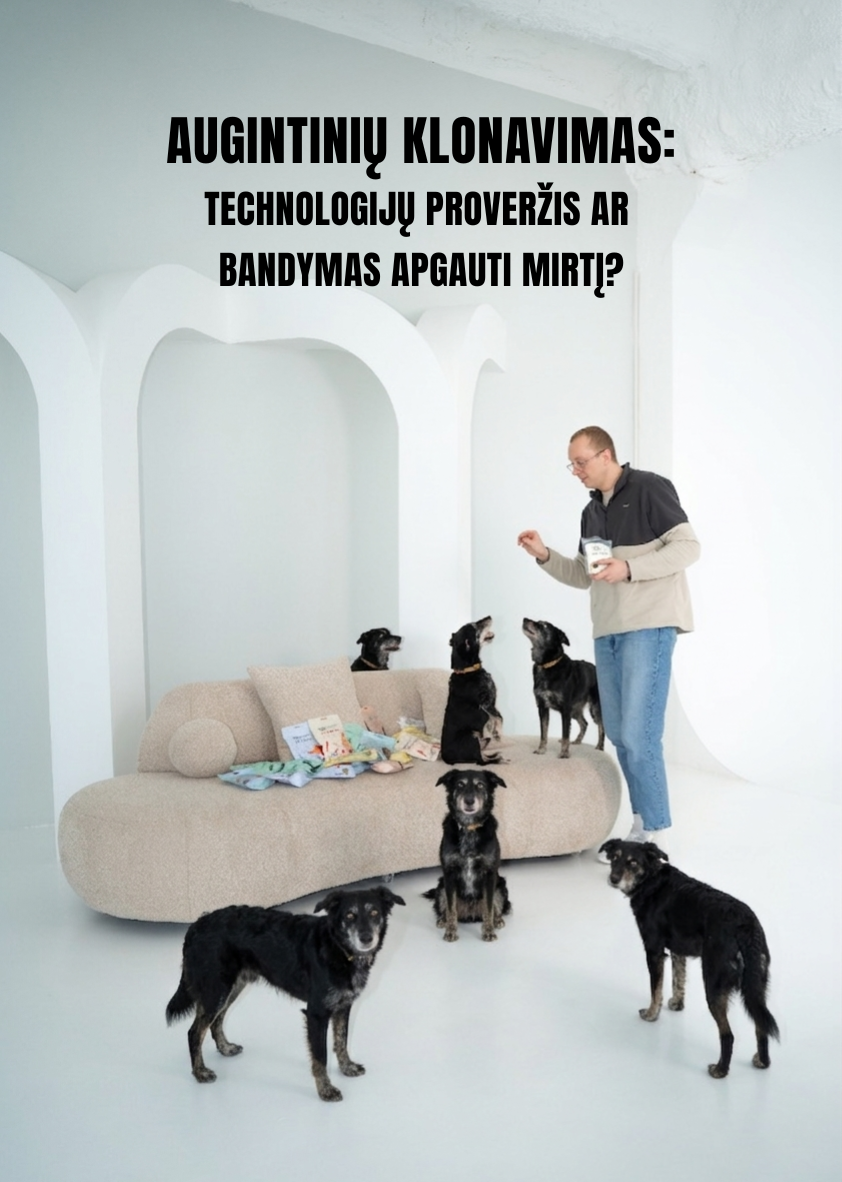 Augintinių klonavimas: technologijų pažanga ar bandymas apgauti mirtį?
