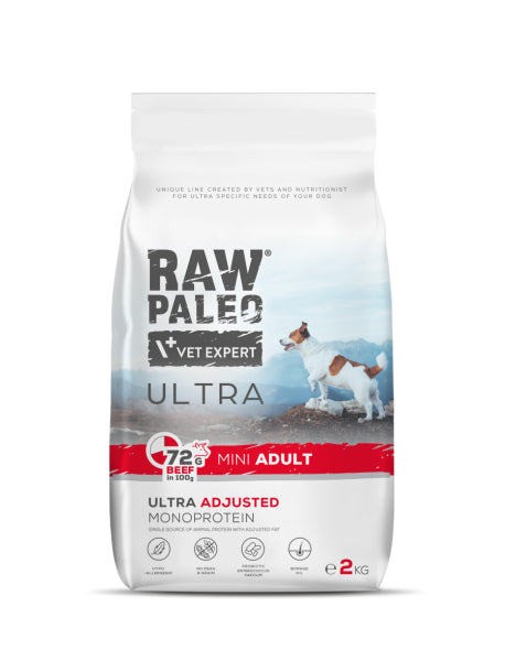 Raw Paleo Ultra Adult Mini Beef su jautiena 2 kg