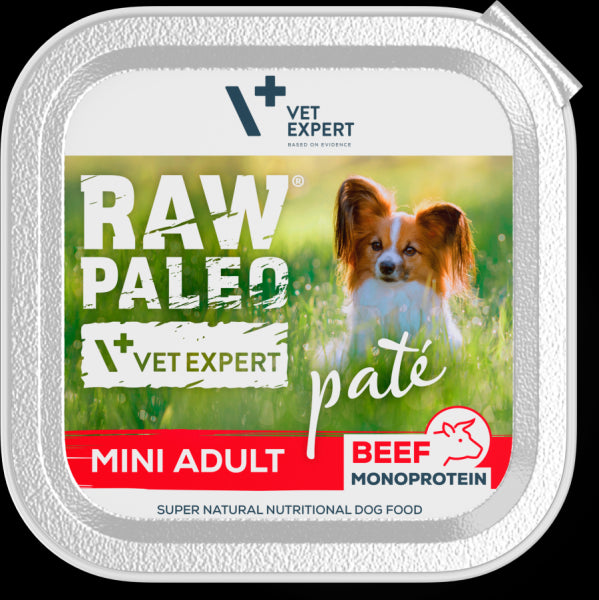 Raw Paleo Pate Mini Adult paštetas šunims su jautiena 150 g