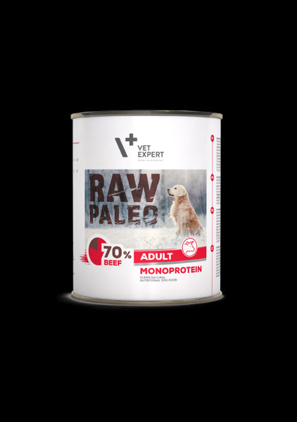 Raw Paleo Adult konservai šunims su jautiena 800 g