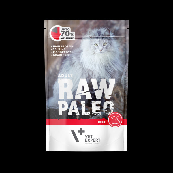 Raw Paleo Adult Cat guliašas katėms su jautiena 100 g