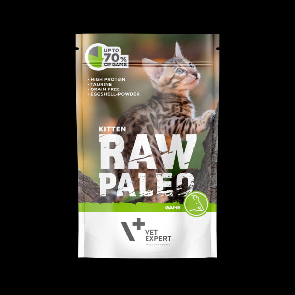 Raw Paleo Kitten guliašas kačiukams su žvėriena 100 g