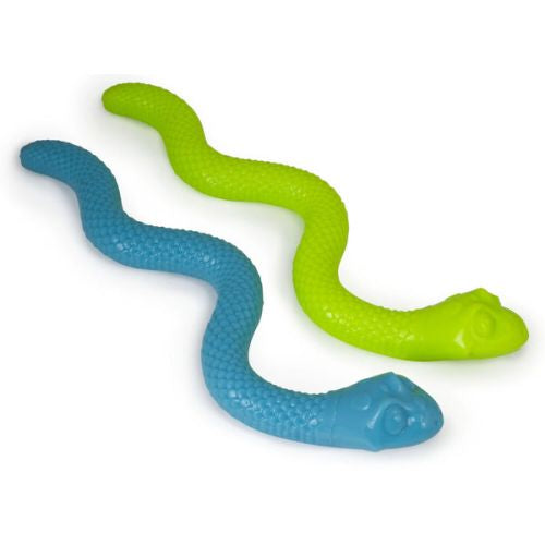 Žaislas šunums, gyvatė skanėstams, cypsinti, 42 cm, įvairių spalvų