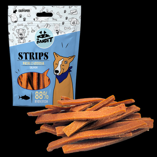 Mr. Bandit STRIPS lašišos ir vištienos juostelės 500 g