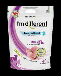 I'm Different liofilizuoti triušienos skanėstai, 40 g