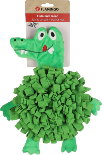 Uostymo kilimėlis šunims, žalias krokodilas