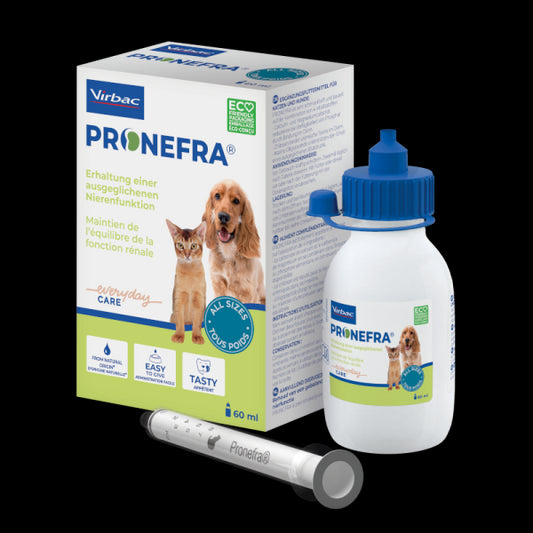 Pronefra 60ml, pašaro papildas šunims ir katėms, esant inkstų ligoms