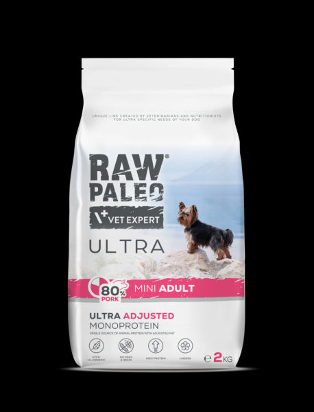 Raw Paleo Ultra Adult Mini Pork su kiauliena 2 kg