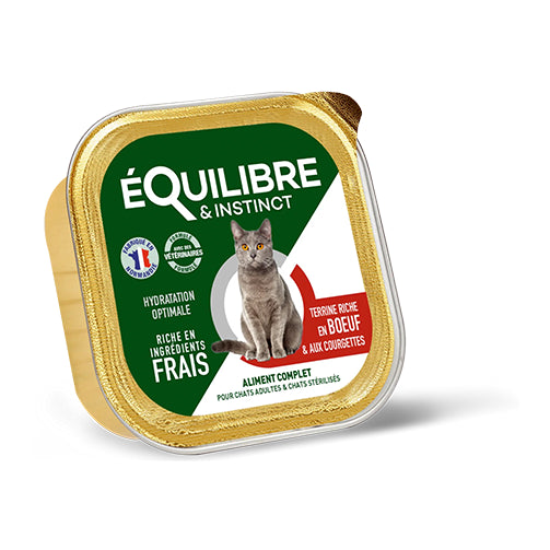 Equilibre Cat Boeuf 85g paštetas katėms su jautiena ir žuvimi