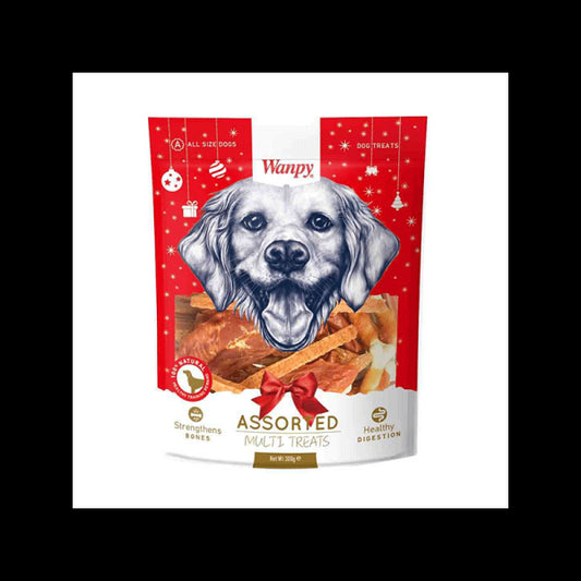 Wanpy Assorted Tree šventiniai skanėstai šunims, 300 g