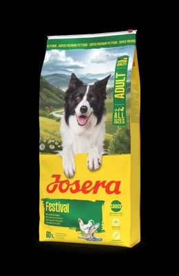 Josera Festival sausas pašaras šunims su lašiša ir vištiena, 12,5 kg