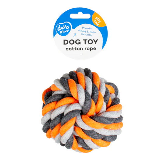 Žaislas šunims, virvinis kamuoliukas, 8 cm