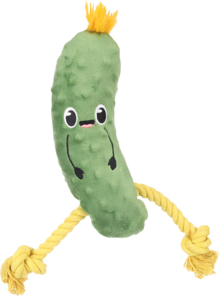Žaislas šunims, agurkėlis su virvėmis