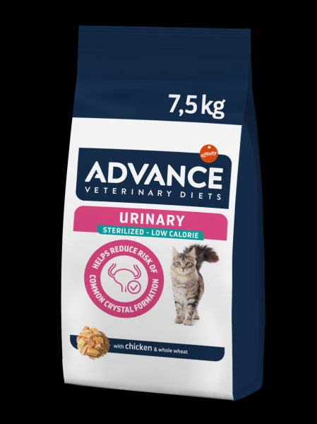ADVANCE Urinary Sterilized Low Calorie 7,5 kg šlapimo sistemai
