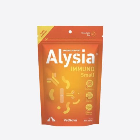 ALYSIA Immuno Small, papildas imunitetui stiprinti šunims ir katėms, N30