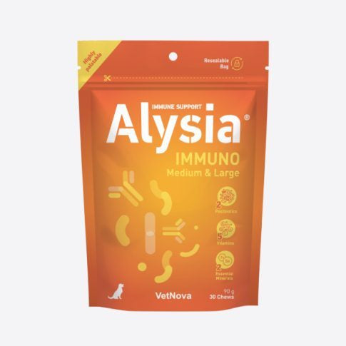 ALYSIA Immuno Medium & Large, papildas imunitetui stiprinti šunims, N30