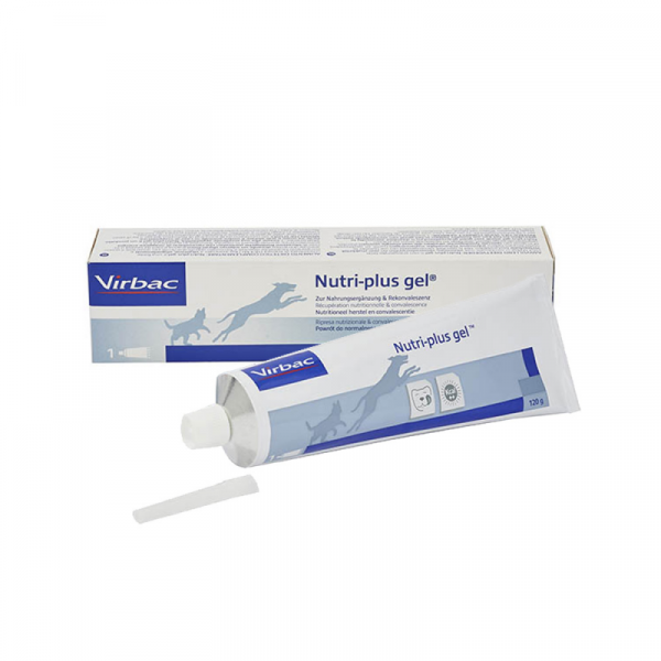 VIRBAC Nutri-plus valgomasis gelis, multivitaminai ir mineralai šunims ir katėms 120 g