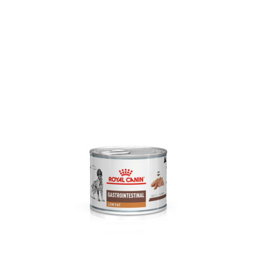 ROYAL CANIN VHN Dog Gastrointestestinal Low Fat Can 200 g konservai šunims, turintiems virškinimo problemų, su sumažintu riebalų kiekiu