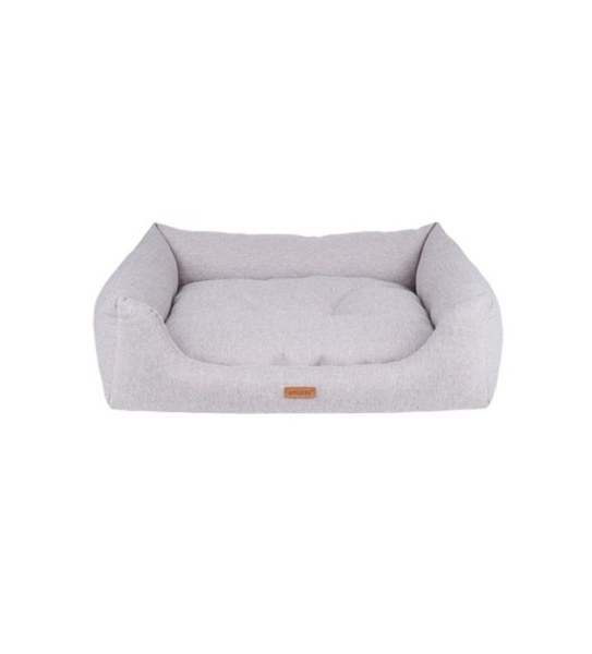 AMIPLAY guolis-sofa šunims ir katėms, L dydžio, šviesiai pilkas, su logotipu