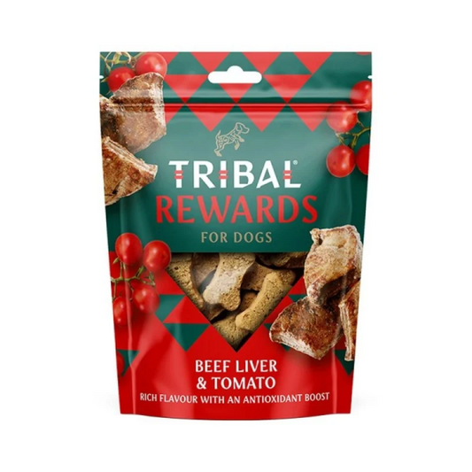 TRIBAL Skanėstas sausainiai šunims su jautiena ir pomidorais – Beef & Tomato, 125 g