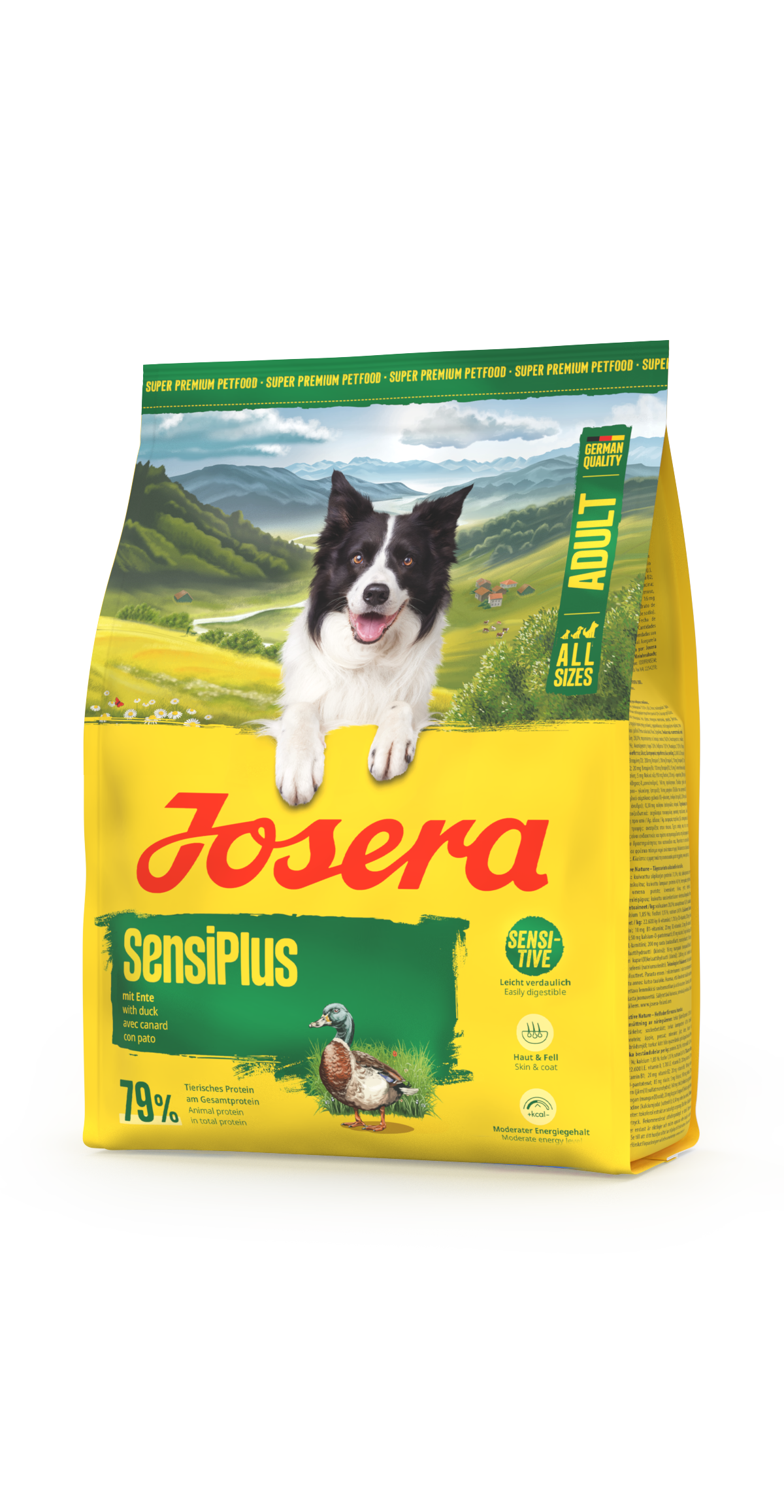 JOSERA SensiPlus sausas pašaras jautriems šunims su antiena ir , 900 g