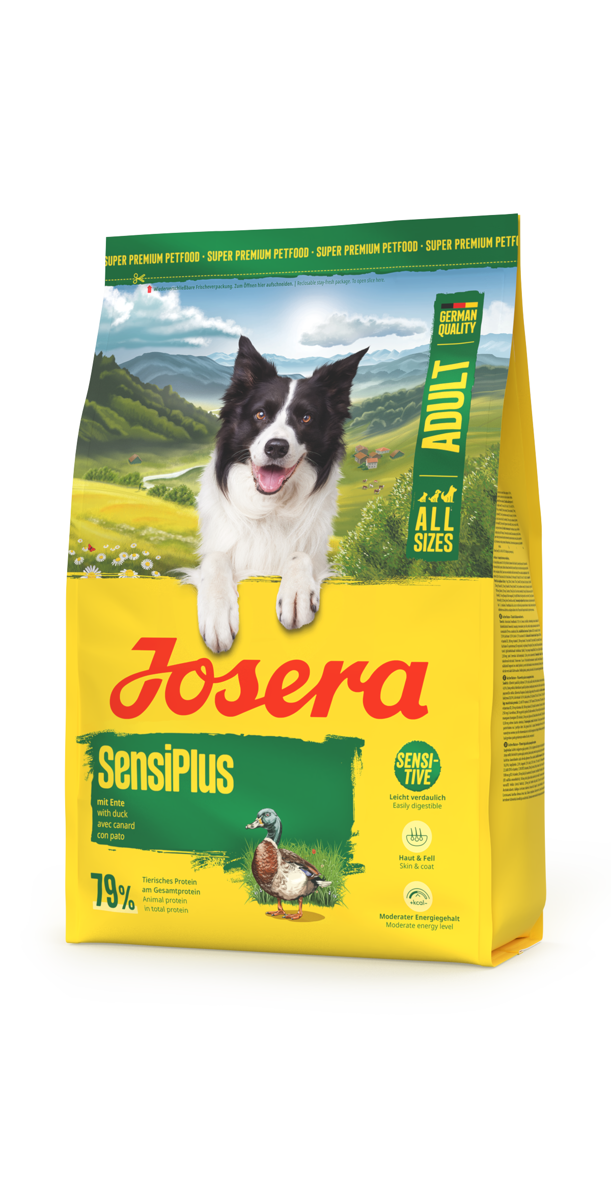JOSERA SensiPlus sausas pašaras jautriems šunims su antiena, 3 kg