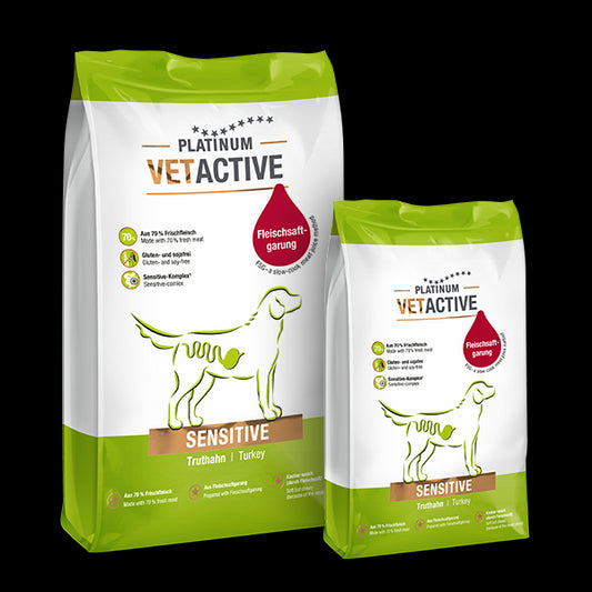 Platinum VetActive Sensitive pašaras jautriam virškinimo traktui šunims 1,5 kg 