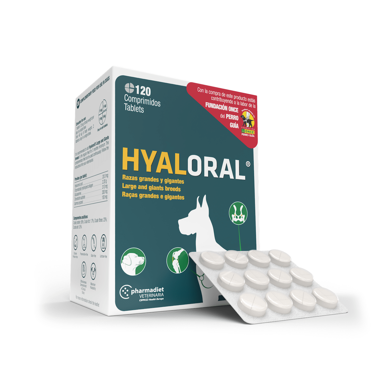 Hyaloral Giant tabletės N120