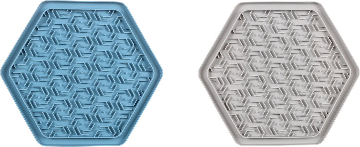 Jelly laižymo kilimėlis, šešiakampio formos, įvairių spalvų