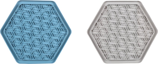 Jelly laižymo kilimėlis, šešiakampio formos, įvairių spalvų