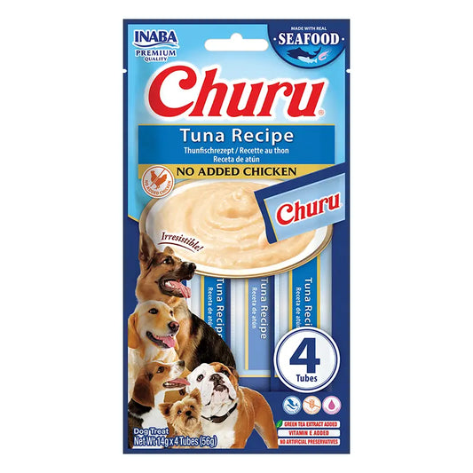 CHURU kreminis skanėstas su tunu šunims, N4 vnt.