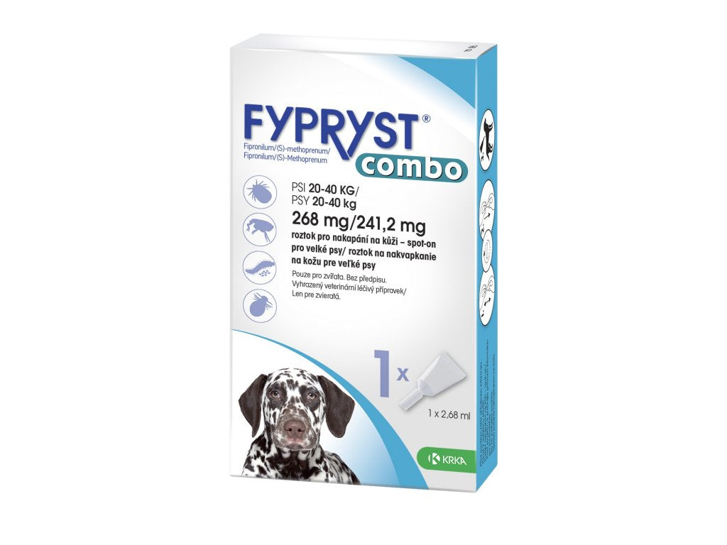 Fypryst Combo 268 mg/241,2 mg dideliems šunims (20-40 kg)