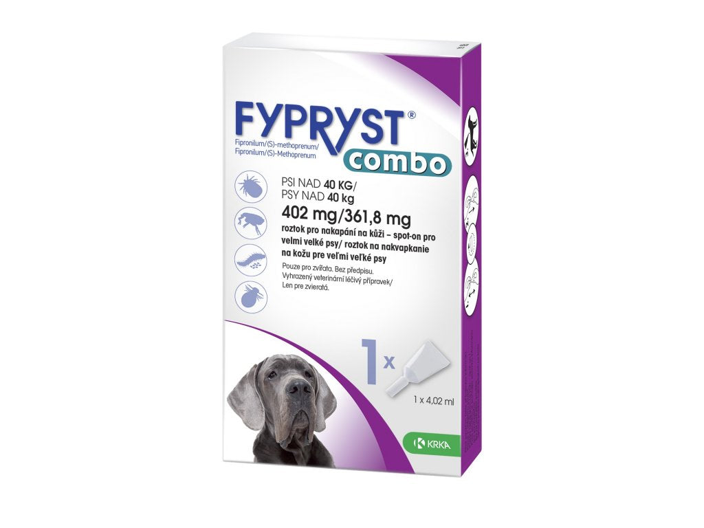 Fypryst Combo 402 mg/361,8 mg labai dideliems šunims (>40 kg)